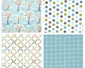 Windy Outdoors - Custom Toddler Bedding - Fitted Sheet, Flat Sheet and Standard Pillow Case