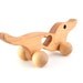 Personalized Wooden Push Toy - Wiener Dog Natural Baby Toy - Waldorf Inspired Wood Toy - Eco-Friendly Wooden Toy for Toddlers