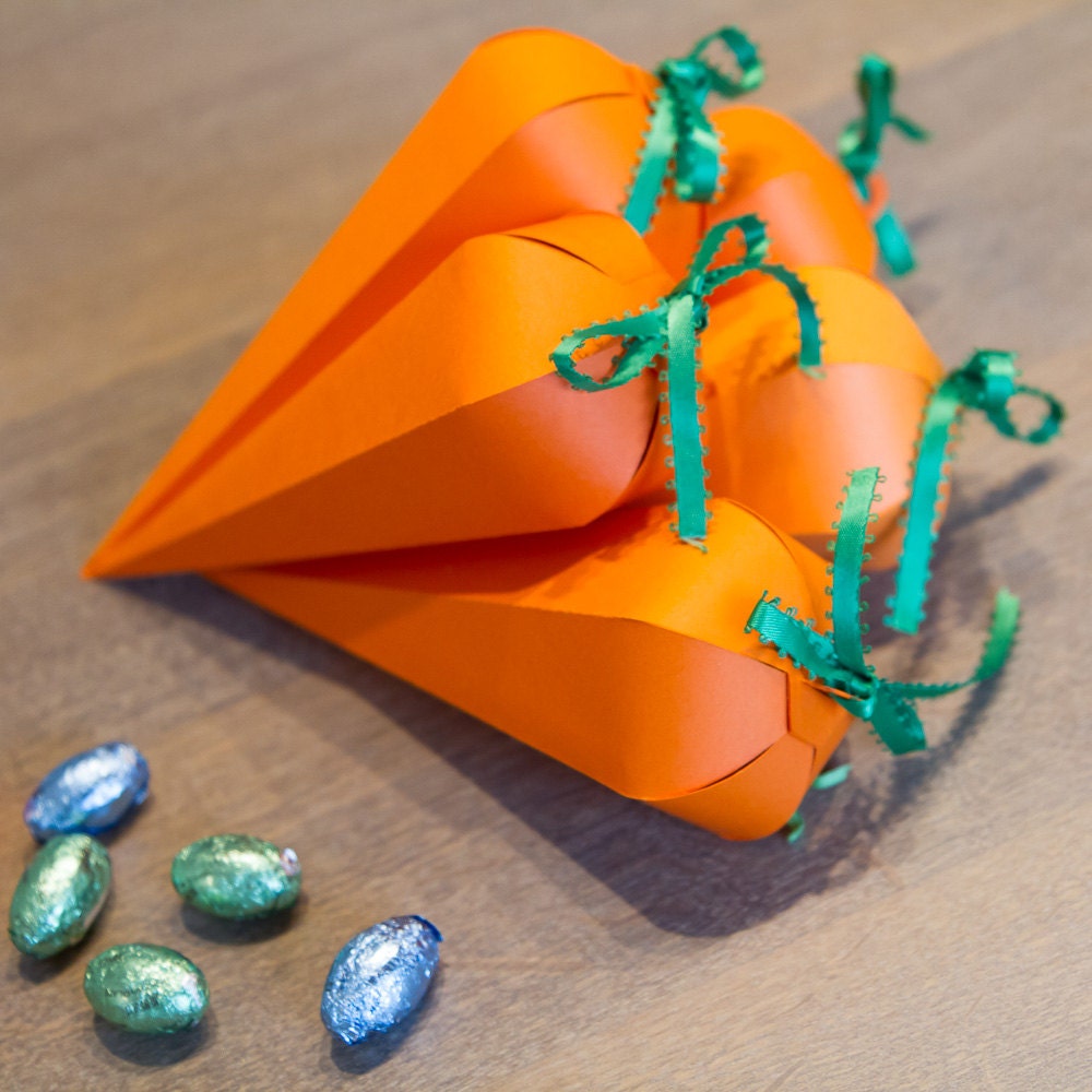 Easter Favor Boxes - Treat Boxes - Carrots (Set of 5) Il_170x135
