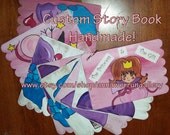 MADE TO ORDER Book Original Painting Story Book "The Princess & The Gift" 5 x 7 inches Baby Shower 8 paintings By Anna Werrun Made In  Love