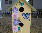 Colorfully Painted Bird House