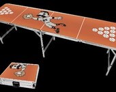 Custom Natty Boh Themed Beer Pong Table