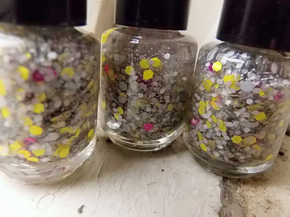 Sidewalk Chalk Nail Polish -  mini bottle  - Handmade - polish - SUPER LIMITED EDITION - lacquer