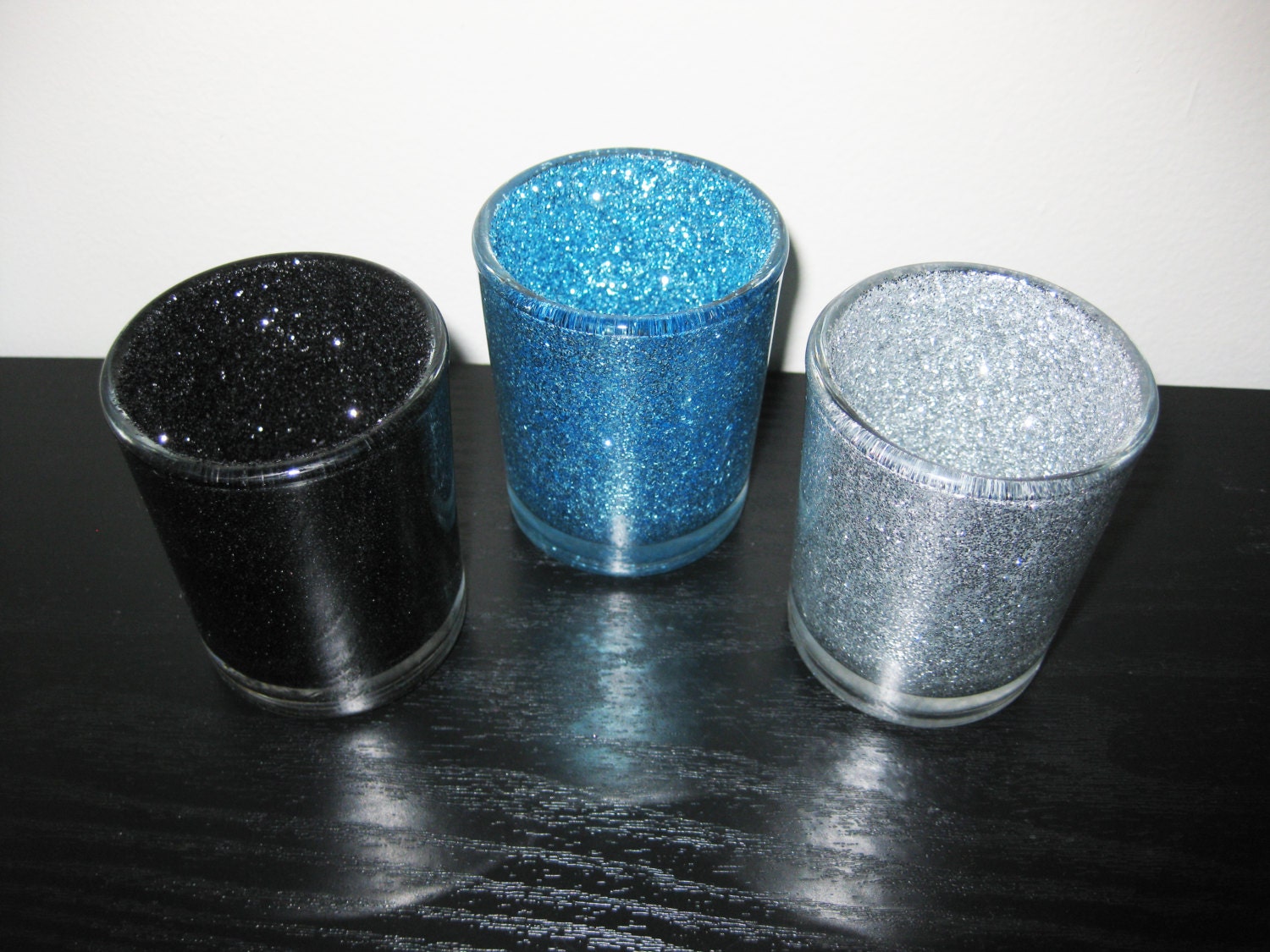Glitter Candle Holders (set of 3)