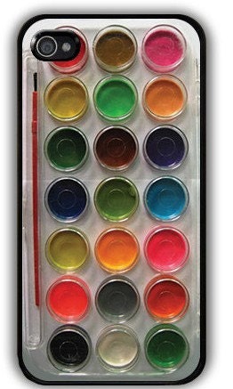 iPhone 4 case iPhone 4s case iPhone 5 - Watercolor Set iPhone Hard Case