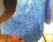 Gender Neutral Afghan- Ocean Breeze