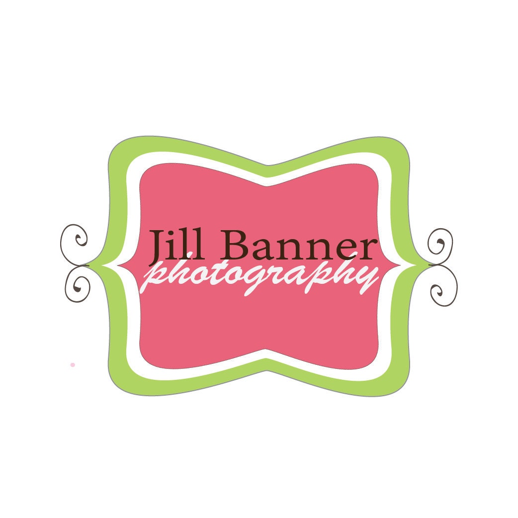 Premade Semi Custom Logo Design -- You choose your own colors to personalize and customize