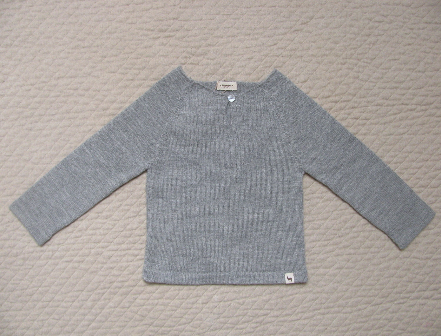 Baby alpaca sweater, light summer pullover