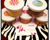 Hand Crafted Body Scrub Gift Set - choose THREE