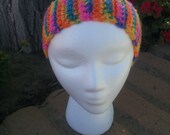 Handmade Multi Color Crochet Headband For Women or Teen
