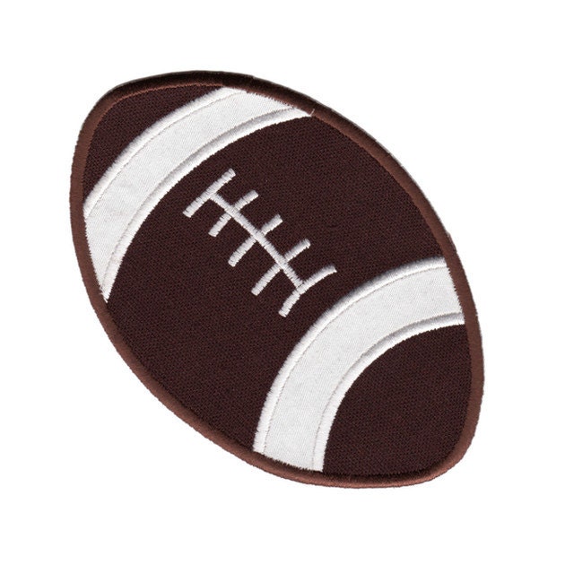 FREE U.S. SHIPPING Football Iron-On Applique Patch Kids/Baby
