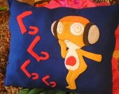 Designed/Handmade - Fleece Sgt. Frog Kululu Pillow