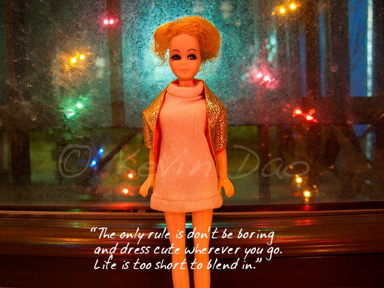 Kevin Dao 2012 Paris Hilton Quote Dawn Doll Postcard 4x6 Photo on Metallic Paper