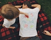 Size L - Car Play Mat T Shirt : Playtime for Kids, Back Massage for Dad / Father's Day Gift for Dad Father Son Gift Boys Car Shirt Daddy