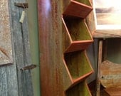 Reclaimed wood produce bins or cubbies