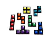 Tetris Bead Sprite Magnets (Set of 7)
