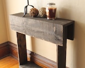 Rustic Entry Table, Reclaimed Wood Table, Entry Way, Shoe Holder, Mudroom Organizer, Farmhouse Entry Table, Console Table