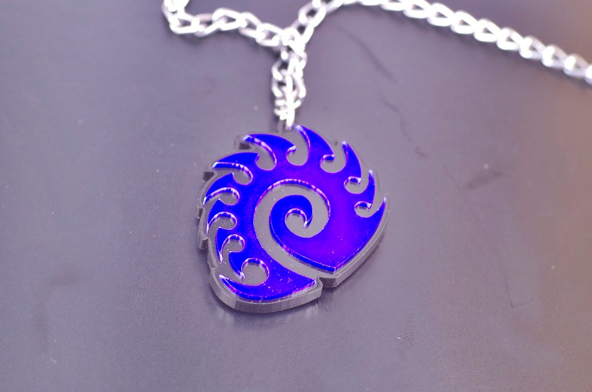 StarCraft Zerg icon Acrylic Necklace and Pandent for gamer