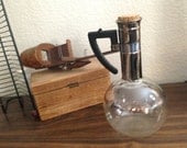 Hand Blown Glass & Bakelite Carafe