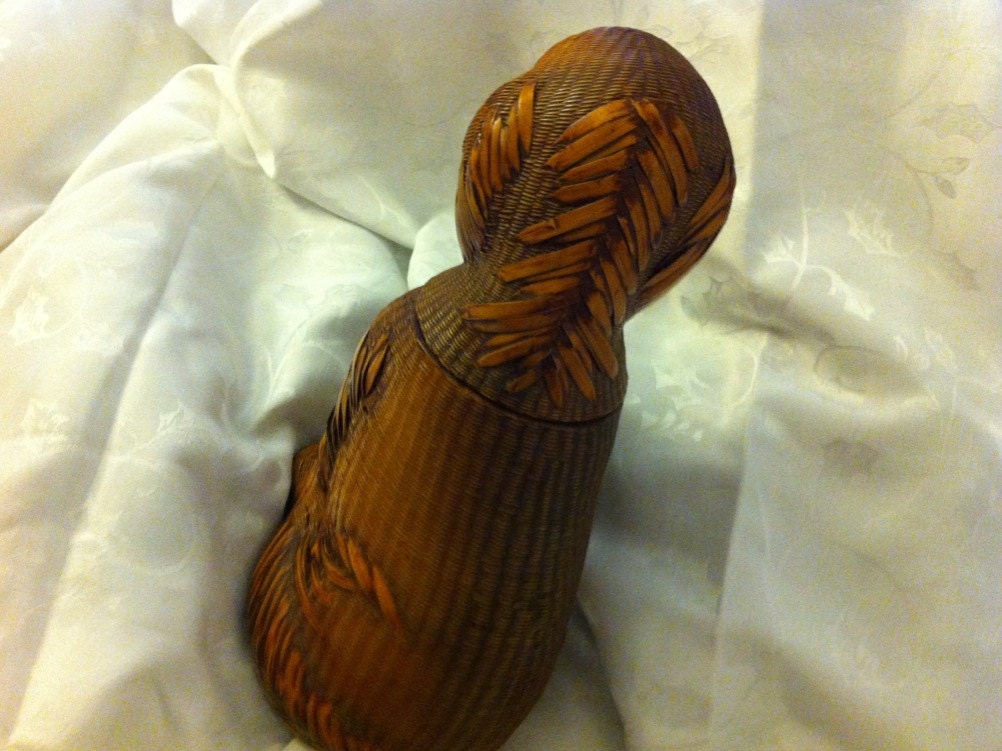 1940s Era Dog Shaped Basket