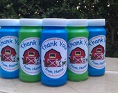 Personalized Farm Party Bubbles-Set of 12, Birthday Party Favors, Party Bubbles, Party Favors
