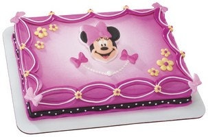 Minnie Mouse Bows Edible Sugar Cake Kit Il_570xn