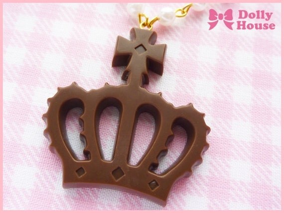 Royal Chocolate Necklace by Dolly House