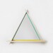A-Frame Mirror in Nudes and Greens