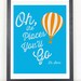 Dr, Seuss - Oh the Places You'll Go - Dr. Seuss Print 11x17