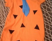 Fred Flintstone inspired costume - halloween - infant toddler child sizes custom