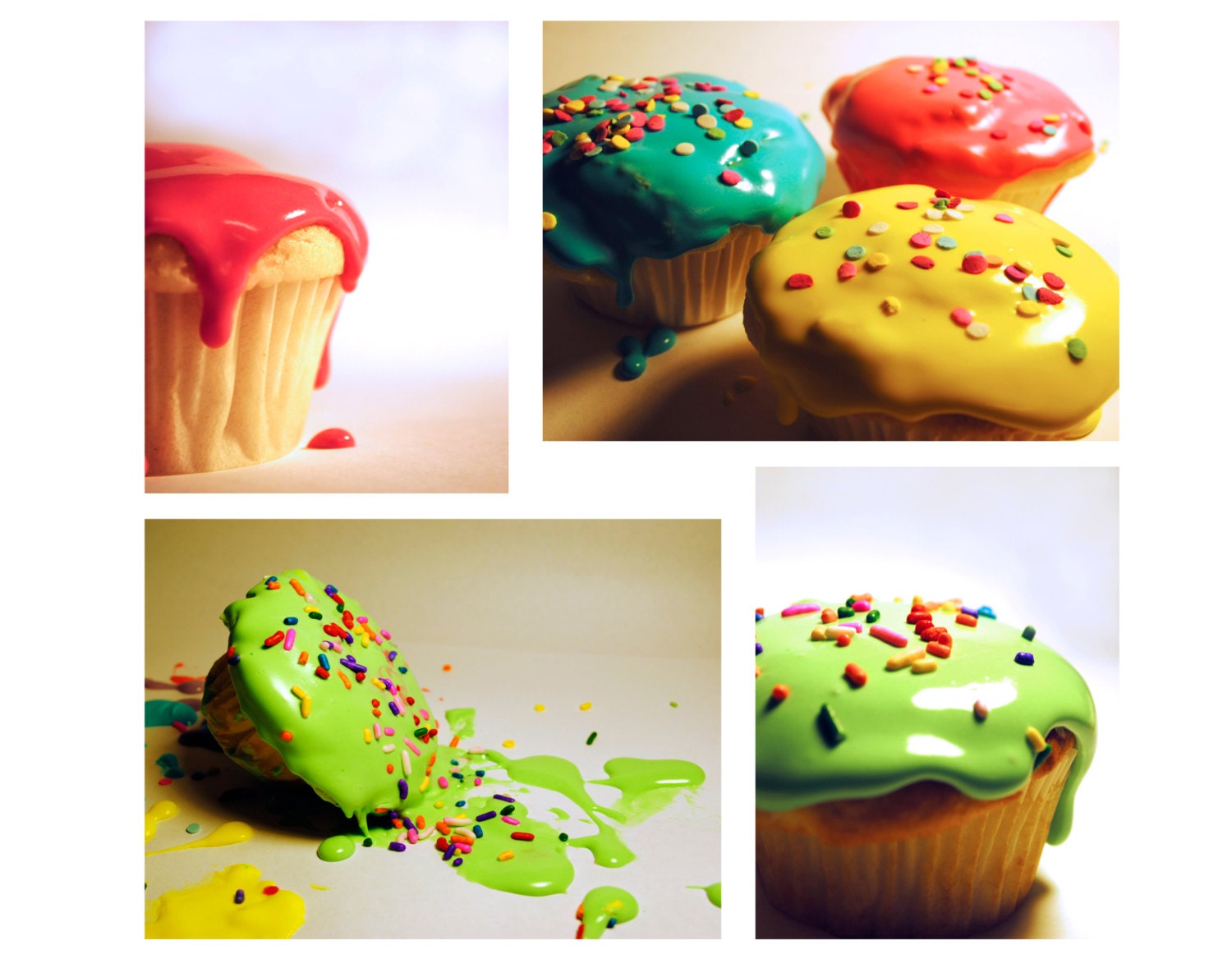 Cupcake Photography Collage 11x14"