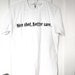 Mens Cotton Tee - Mens Crew Neck - Cotton Tee shirt - White Cotton Tee - Goaltender Tee - Sports