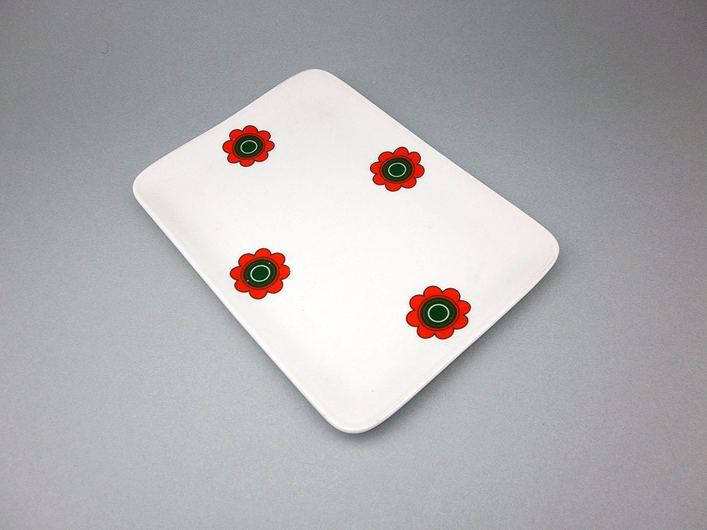 Funky Seltmann Weiden porcelain tray / serving dish (Bavaria, 1970s)