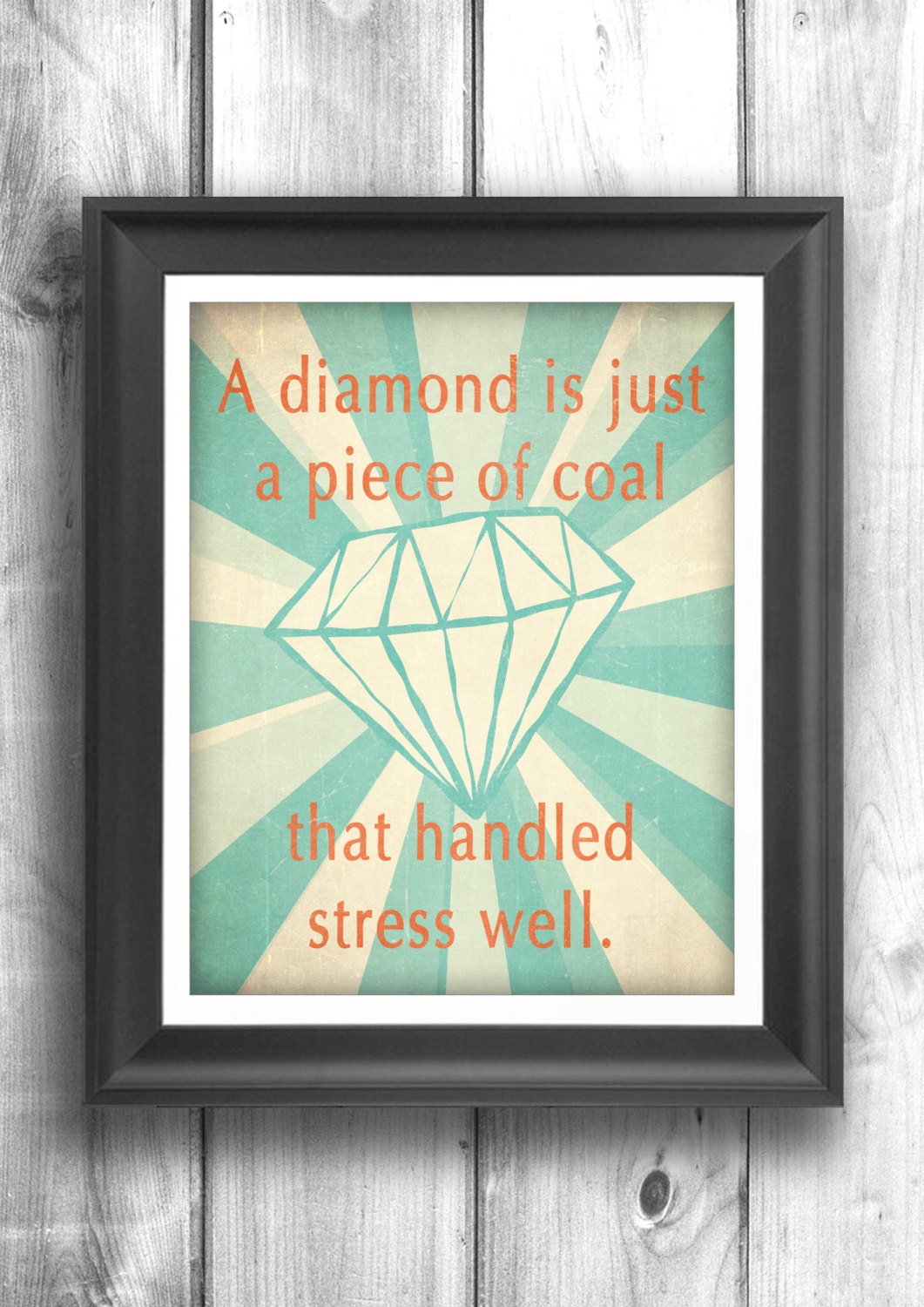 inspirational print/poster digital illustration wall decor typography quote art digital print wall sign motivational print 11x14 Typography