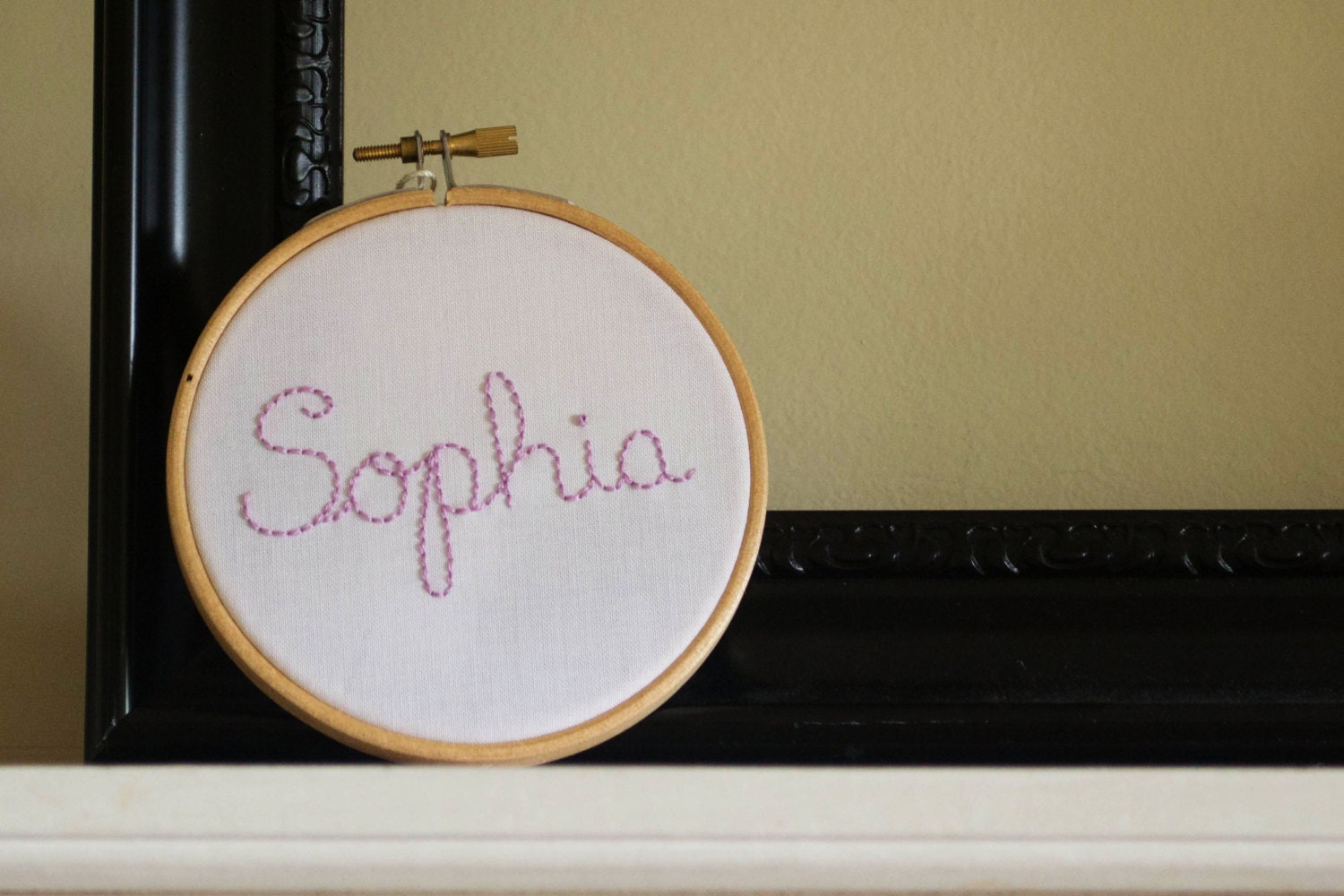 Personalized Nursery Art / Embroidery Hoop Art / Baby Nursery, Kids and Childrens Rooms Decor / Baby Shower Gift