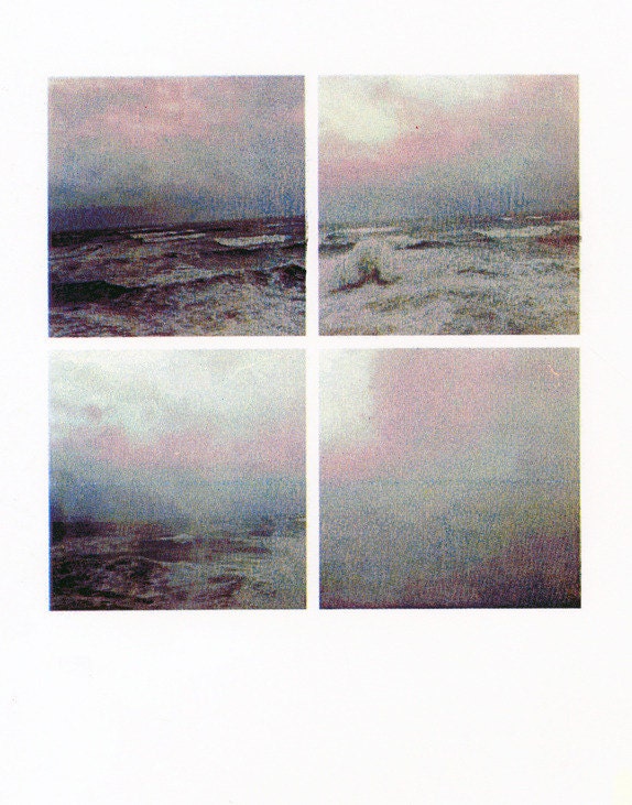 CMYK Action Sample Wave Screen Print