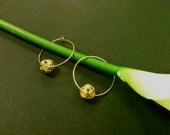 Simple, unique, handmade, Stylish, concise,  special, elegant hoops ear rings