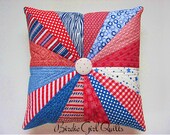 Fourth of July Pinwheel Pillow