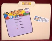 File Folder Game - Sorting/Left & Right -  "FANCY FEET "