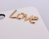 DIY iphone love accessory galaxy crystal case cover accessory for ipad iphone decorations, Handmade accessories, iphone case accessory