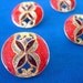 VINTAGE shank buttons  : Butterfly shape , 20 mm , metal, Button Jewelry  ( Excellent and perfect condition )   B 152