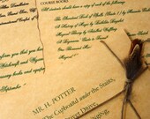 Custom Hogwarts Acceptance Letter Set - Harry Potter