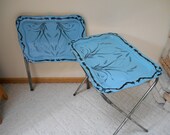 Set of 2 mid 70's TV tray's