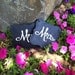Mr Mrs Chair Hangers Wedding Signs -- Custom Wood Wedding Signs -- Photo Prop