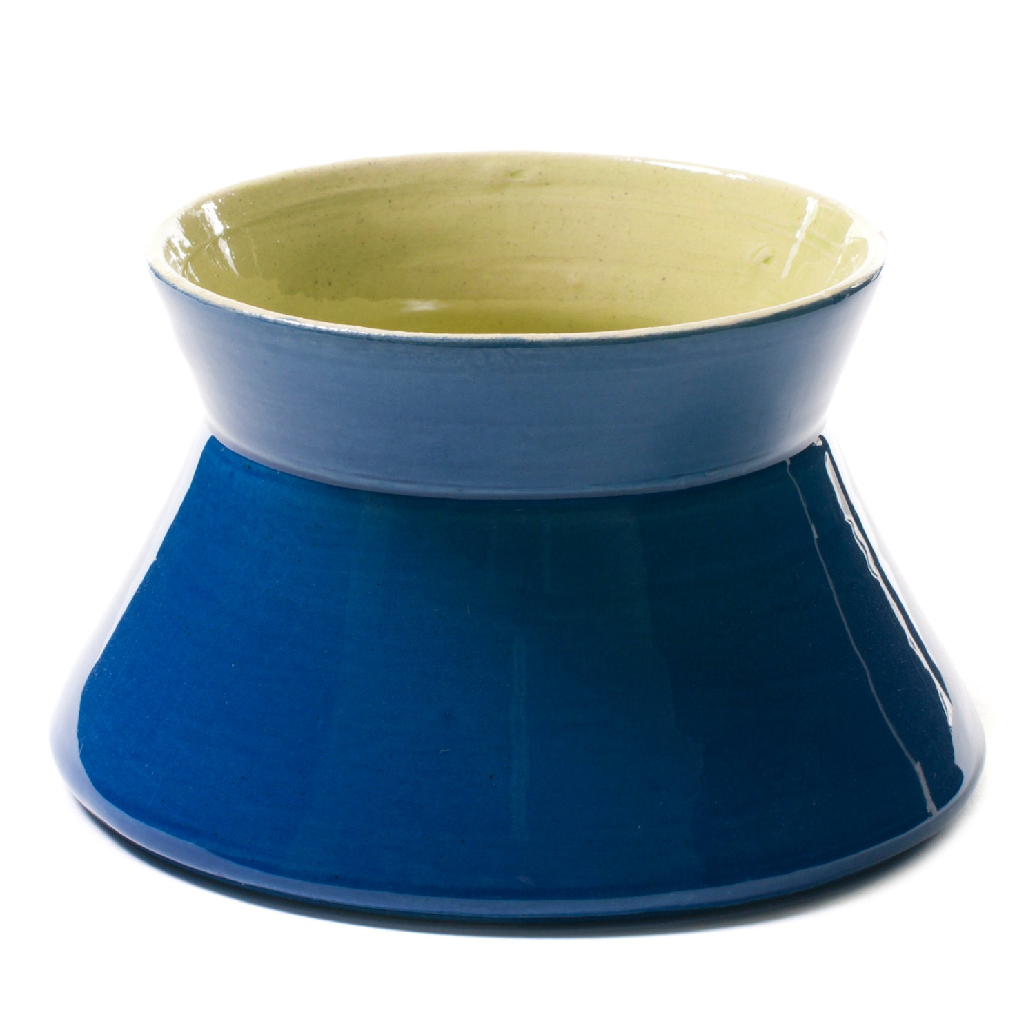 Blue and Green Vase/Cup - HYDRA - Handmade Wheel-Thrown Ceramic Pottery - Modern, different and colorful