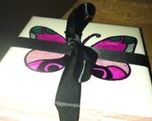 Ceramic Butterfly Coasters