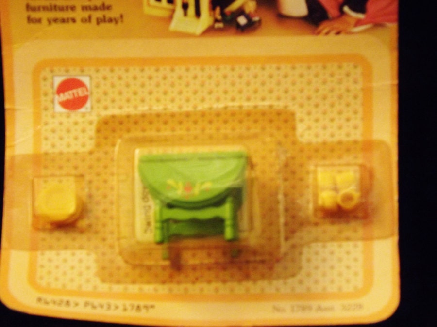 Vintage Mattel 1980s, The Littles Drop Leaf Table