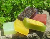 Soap Samples, Grab Bag Soap, Glycerin Soap, Scented Soap, Handmade Soap, Natural Soap, Bar Soap, Gift Soap, Vegan Soap, Free Shipping