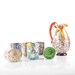 Murano glass drinking glasses set - Tumblers and pitcher in Murrina - Trademark of Origin Guaranteed - Item conditions NEW WITH TAGS