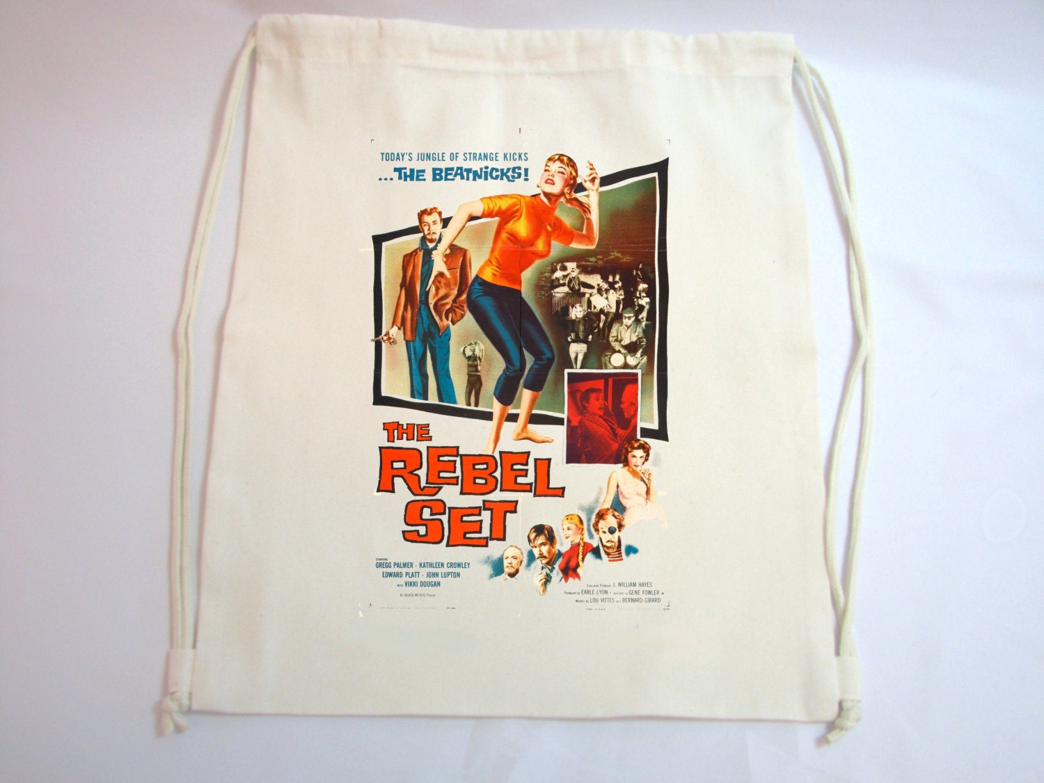 Rebel Set -1950's B-movie poster art Sport Backpack